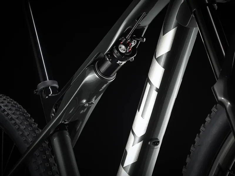 TREK Supercaliber 9.6 Full Suspension XC Mountain Bike in Lithium Grey -1